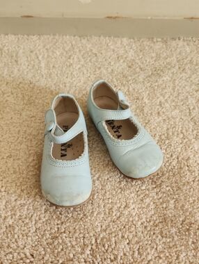 Sal & Pimenta Girls Blue Mary Jane Shoes Classic Strap Size US 5/ 5.5/ EU 21